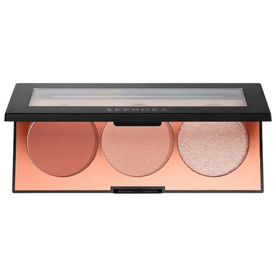 Trio Face Palette (Paleta de Iluminadores y Rubores)